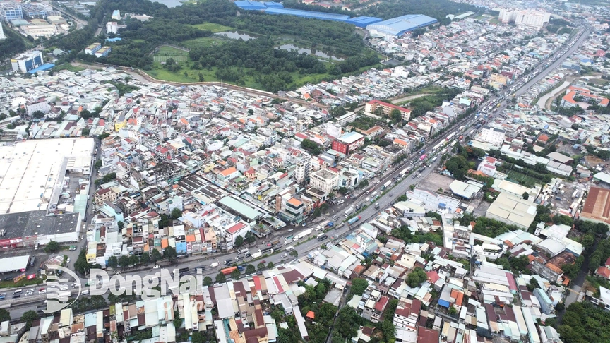 Quốc lộ 51, đoạn từ ngã tư Vũng Tàu đến nút giao đường Võ Nguyên Giáp với cao tốc Biên Hòa - Vũng Tàu. Nguồn ảnh: Báo Đồng Nai