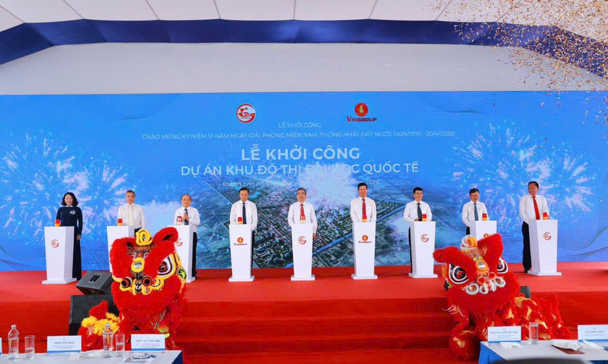 Vingroup khởi công dự án Đô thị Đại học Quốc tế - Thành phố công viên tri thức đẳng cấp hàng đầu châu Á    - Ảnh 1.