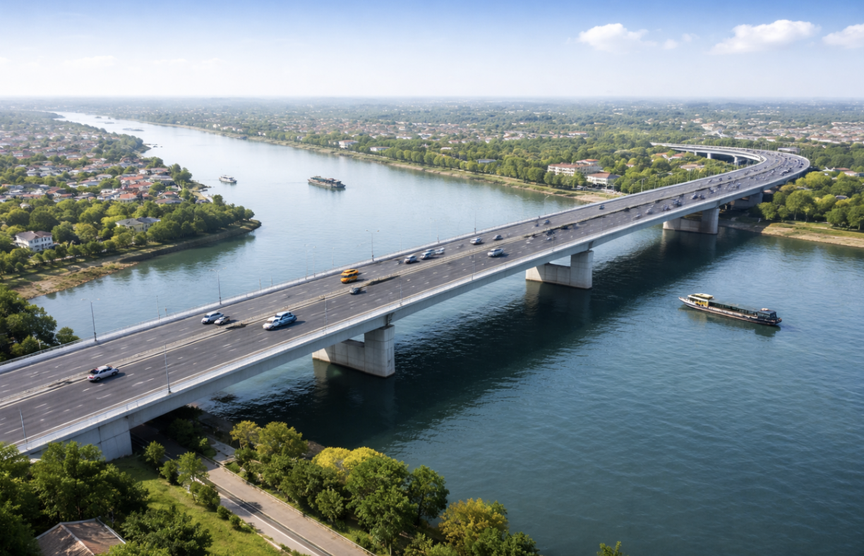 Ngày mai, chính thức khởi công cầu vượt sông 600 tỷ tại Nam Định cũ- Ảnh 1.