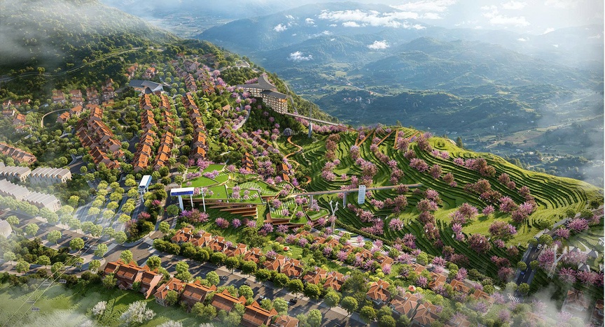 Phối cảnh dự án. Nguồn ảnh: UBND tỉnh Lào Cai