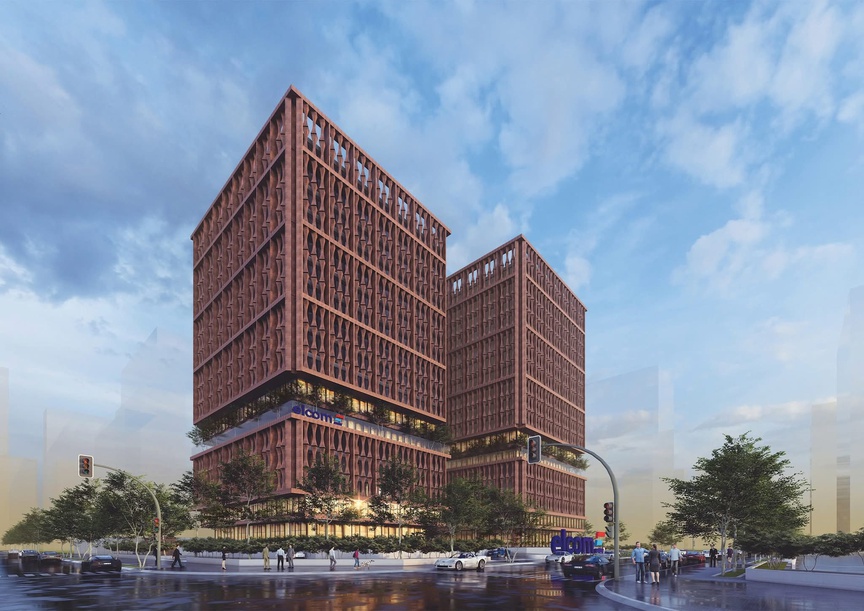 Tập đoàn Sơn Hải sắp xây dựng tháp đôi văn phòng: Cao 17 tầng, tọa lạc tại ‘khu đô thị nhà giàu’ của Thủ đô- Ảnh 1. Tập đoàn Sơn Hải sắp xây dựng tháp đôi văn phòng: Cao 17 tầng, tọa lạc tại ‘khu đô thị nhà giàu’ của Thủ đô- Ảnh 1.