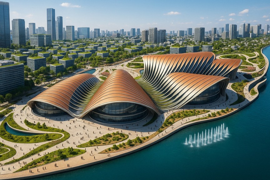 Việt Nam lần đầu tiên có nhà hát quy mô chưa từng có: Tổ hợp đa chức năng 5.000 chỗ lớn bậc nhất Đông Nam Á, do bàn tay chuyên gia nước ngoài thiết kế- Ảnh 3. Việt Nam lần đầu tiên có nhà hát quy mô chưa từng có: Tổ hợp đa chức năng 5.000 chỗ lớn bậc nhất Đông Nam Á, do bàn tay chuyên gia nước ngoài thiết kế- Ảnh 3.