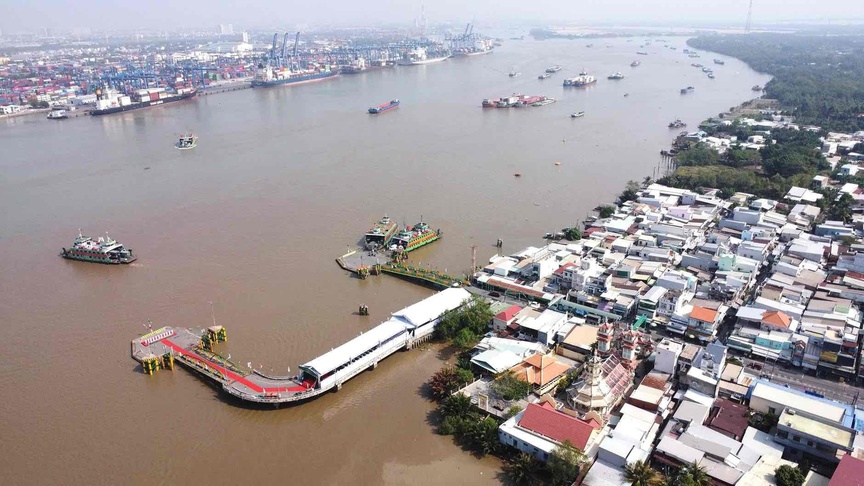 Khoảng 2 tháng nữa, khởi công cây cầu gần 20.000 tỷ nối 2 tỉnh thành giàu nhất cả nước, kết thúc sứ mệnh bến phà có từ thời Pháp thuộc- Ảnh 2.