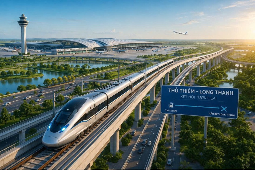 TP. HCM yêu cầu phấn đấu khởi công tuyến đường sắt Thủ Thiêm - Long Thành trước ngày 30/6/2026. Ảnh minh họa TP. HCM yêu cầu phấn đấu khởi công tuyến đường sắt Thủ Thiêm - Long Thành trước ngày 30/6/2026. Ảnh minh họa