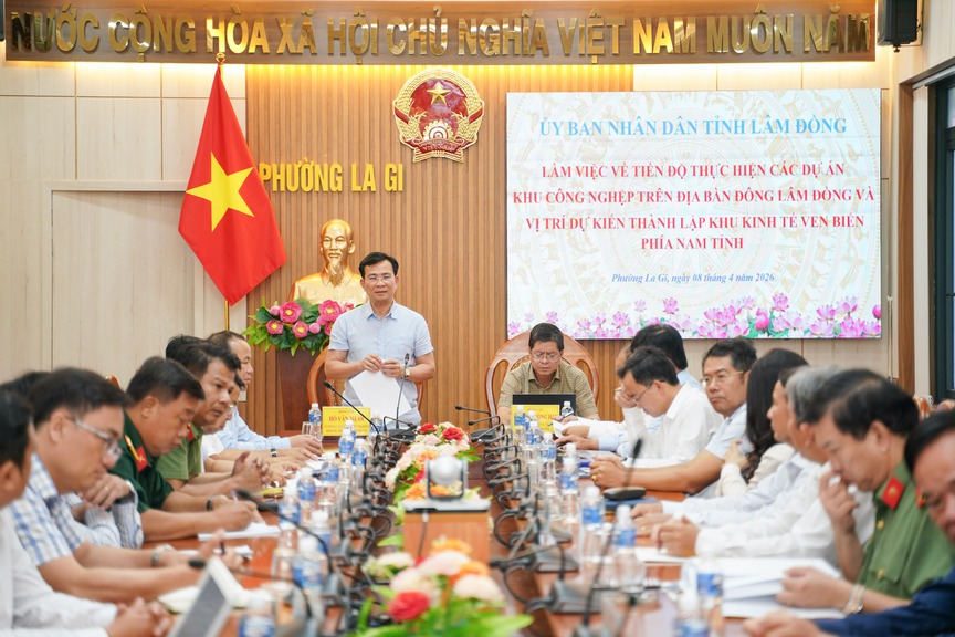 Hình ảnh tại buổi làm việc. Nguồn ảnh: UBND tỉnh Lâm Đồng