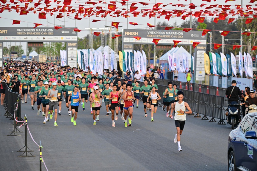 Cần Giờ lột xác thần tốc, đẹp mê hoặc trong ngày tranh tài VnExpress Marathon Green Paradise 2026- Ảnh 1.