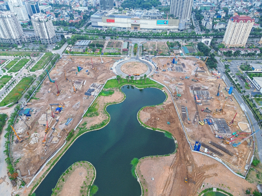 Noble West Lake Ha Noi: 12 tòa tháp 40 tầng thi công xuyên đêm, "đại công trường" lớn bậc nhất Tây Hồ Tây lộ diện- Ảnh 1. Noble West Lake Ha Noi: 12 tòa tháp 40 tầng thi công xuyên đêm, "đại công trường" lớn bậc nhất Tây Hồ Tây lộ diện- Ảnh 1.