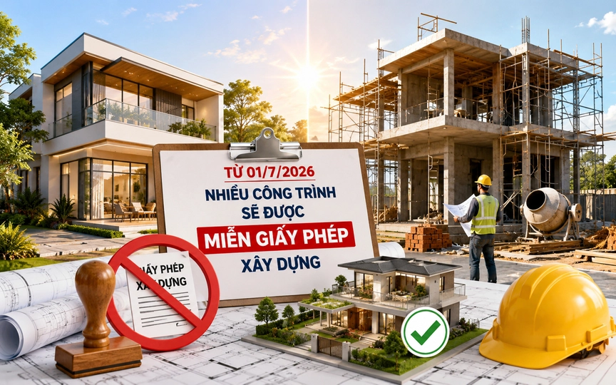 Chỉ 2 tháng nữa, loạt công trình này sẽ được miễn giấy phép xây dựng- Ảnh 1.