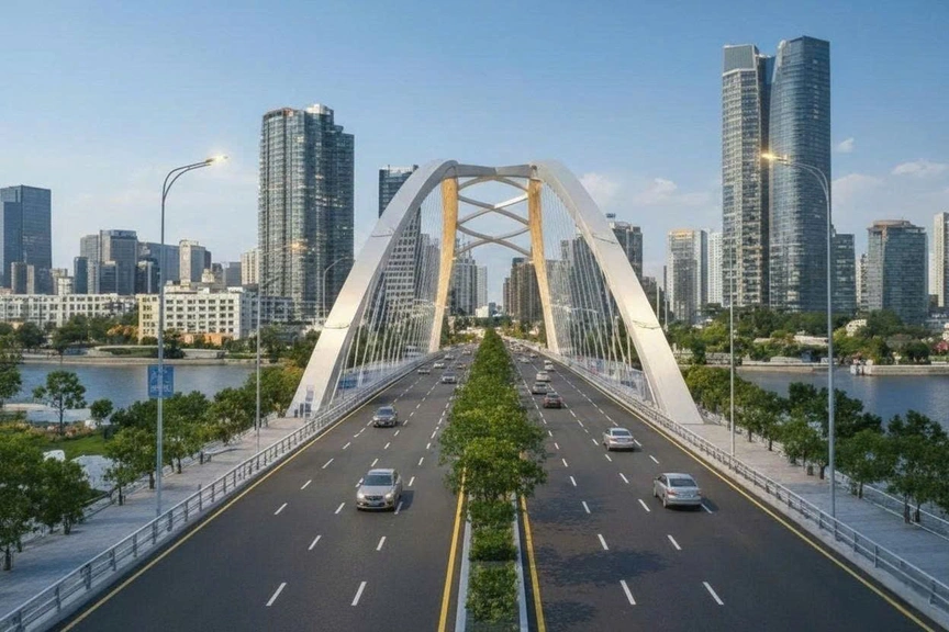 Thành phố giàu nhất Việt Nam sắp làm cây cầu 5.000 tỷ giải cứu kẹt xe, nối thông phía Nam với phía Đông- Ảnh 1. Thành phố giàu nhất Việt Nam sắp làm cây cầu 5.000 tỷ giải cứu kẹt xe, nối thông phía Nam với phía Đông- Ảnh 1.