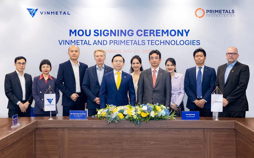 VinMetal & Primetals: Hợp tác sản xuất thép xanh, hiện đại nhất thế giới- Ảnh 1.