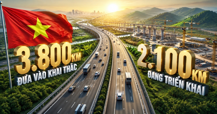 Việt Nam tăng tốc nâng cấp hạ tầng quy mô chưa từng có: Đưa hơn 3.800km cao tốc vào khai thác, thêm 2.100km đang triển khai- Ảnh 2.