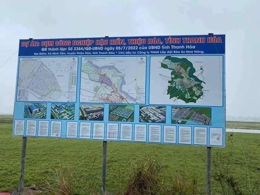 Thanh Hóa phê duyệt giá đất thuê Cụm công nghiệp Hậu Hiền- Ảnh 1.