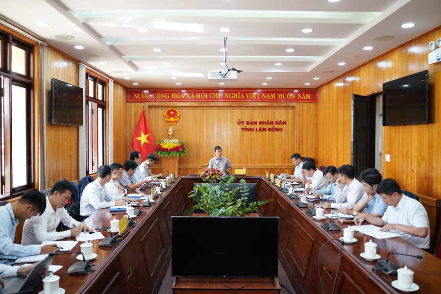 Hình ảnh tại buổi làm việc. Nguồn ảnh: UBND tỉnh Lâm Đồng