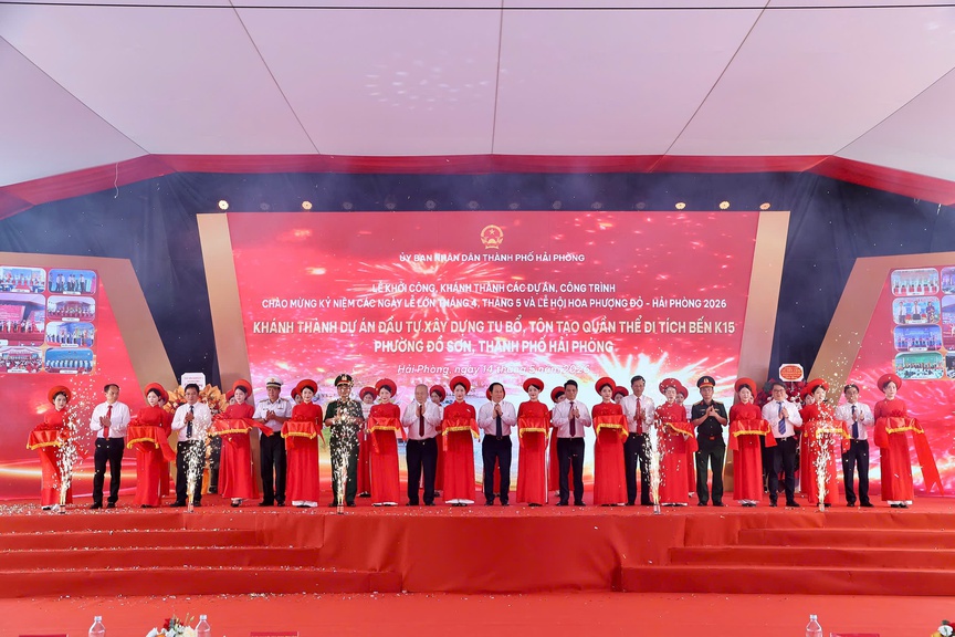 Hải Phòng đồng loạt khởi công, khánh thành 14 dự án trọng điểm- Ảnh 4. Hải Phòng đồng loạt khởi công, khánh thành 14 dự án trọng điểm- Ảnh 4.