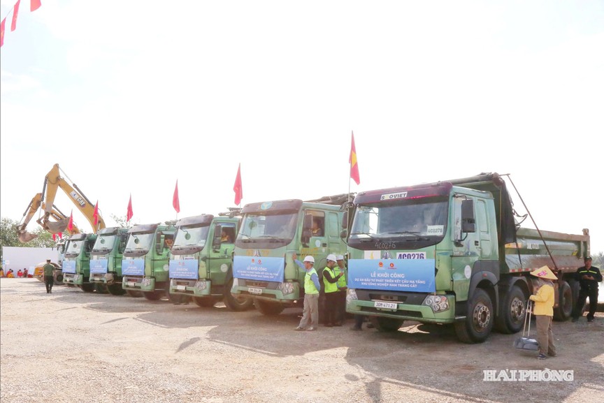 Hình ảnh tại lễ khởi công. Nguồn ảnh: Báo Hải Phòng