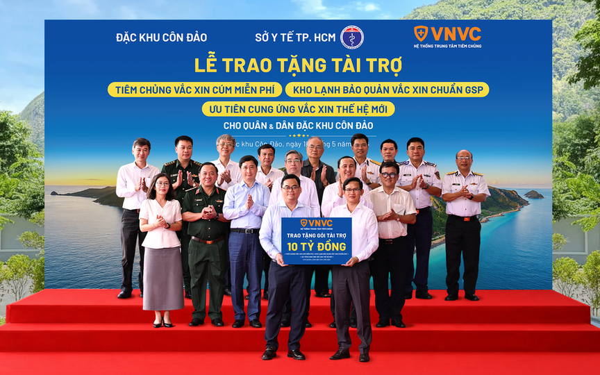 Hệ thống Trung tâm Tiêm chủng VNVC tài trợ hơn 10 tỷ đồng giúp Côn Đảo nâng cao năng lực y tế dự phòng và du lịch an toàn- Ảnh 1.