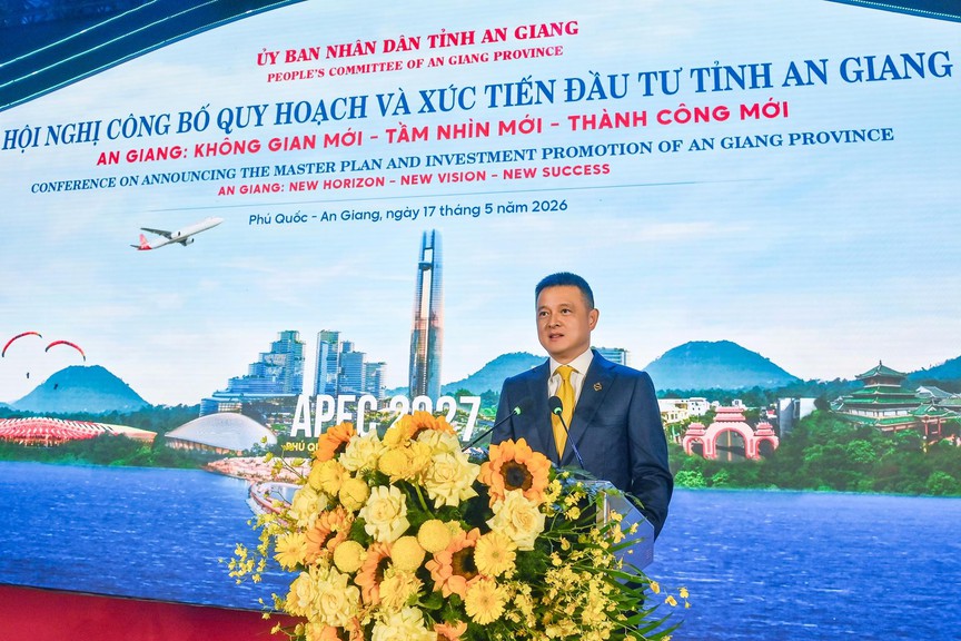 Ông Đặng Minh Trường- Chủ tịch HĐQT Tập đoàn Sun Group phát biểu tại hội nghị. Nguồn ảnh: Sun Group