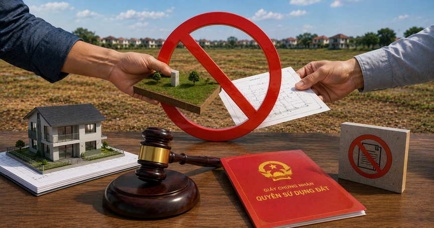 Từ nay, tự ý chuyển nhượng đất chưa có sổ đỏ có thể bị phạt tới 100 triệu đồng- Ảnh 1. Từ nay, tự ý chuyển nhượng đất chưa có sổ đỏ có thể bị phạt tới 100 triệu đồng- Ảnh 1.
