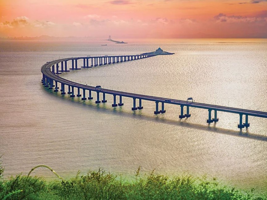Siêu cầu vượt biển dài nhất thế giới nối liền 3 vùng đất: Cầu - đảo - hầm hội tụ trong một công trình gần 19 tỷ USD- Ảnh 3. Siêu cầu vượt biển dài nhất thế giới nối liền 3 vùng đất: Cầu - đảo - hầm hội tụ trong một công trình gần 19 tỷ USD- Ảnh 3.