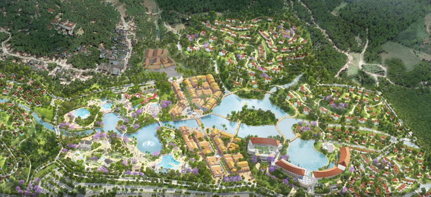 Phối cảnh dự án. Nguồn ảnh: Sun Group