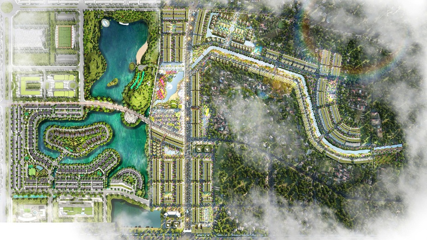Thanh Hóa giao hơn 45ha đất thực hiện Khu đô thị Aqua Riverside Hoằng Hóa- Ảnh 1.