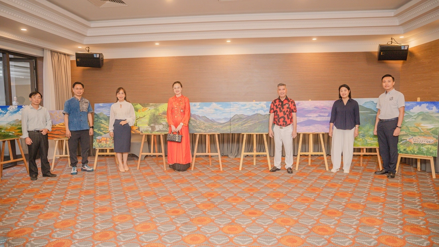 22 họa sĩ “Hoạ sắc Mường Hoa” mùa nước đổ tuyệt đẹp- Ảnh 10. 22 họa sĩ “Hoạ sắc Mường Hoa” mùa nước đổ tuyệt đẹp- Ảnh 10.