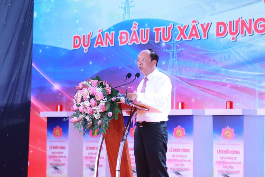 Khởi công dự án đường bộ cao tốc Vinh – Thanh Thuỷ- Ảnh 4. Khởi công dự án đường bộ cao tốc Vinh – Thanh Thuỷ- Ảnh 4.