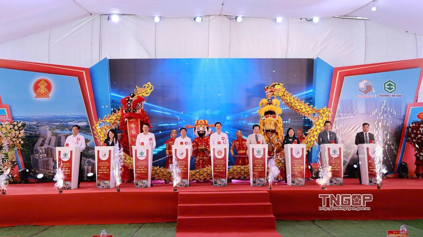 Hình ảnh tại lễ khởi công. Nguồn ảnh: UBND tỉnh Thái Nguyên