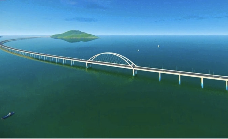 Cầu vượt biển dài nhất Việt Nam và thứ 3 Đông Nam Á: Thi công xuyên đêm xuyên lễ nỗ lực hoàn thành- Ảnh 1.