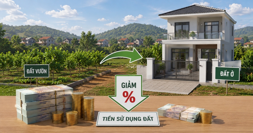 3 trường hợp sẽ được giảm tiền sử dụng đất khi chuyển từ đất vườn sang đất ở, điều kiện thế nào, chi tiết ra sao?- Ảnh 1. 3 trường hợp sẽ được giảm tiền sử dụng đất khi chuyển từ đất vườn sang đất ở, điều kiện thế nào, chi tiết ra sao?- Ảnh 1.