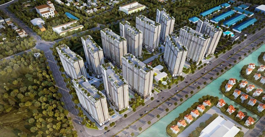 Phối cảnh dự án. Nguồn ảnh: Him Lam Phối cảnh dự án. Nguồn ảnh: Him Lam