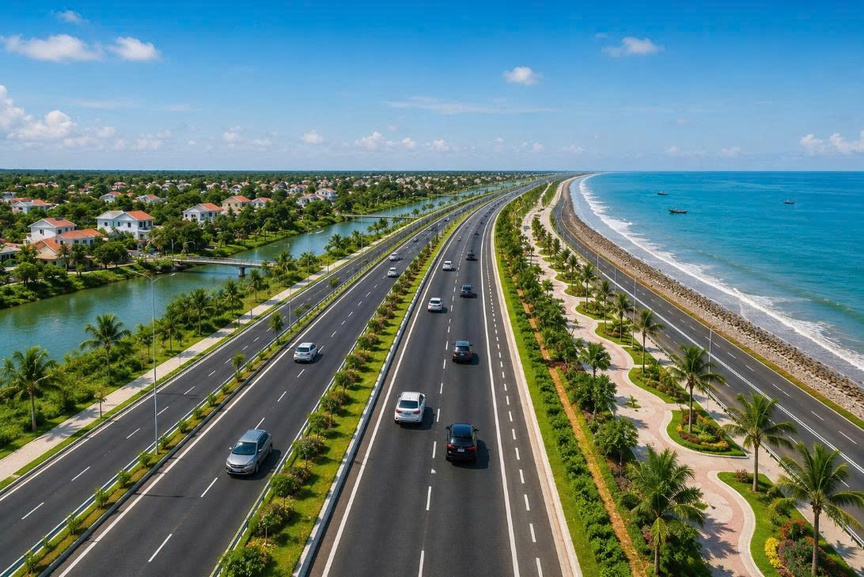 Tỉnh Vĩnh Long sẽ có tuyến đường hành lang ven biển trên địa bàn tỉnh Trà Vinh (cũ). Ảnh minh họa Tỉnh Vĩnh Long sẽ có tuyến đường hành lang ven biển trên địa bàn tỉnh Trà Vinh (cũ). Ảnh minh họa