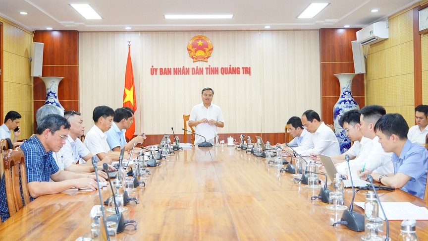 Hình ảnh tại buổi làm việc. Nguồn ảnh: UBND tỉnh Quảng Trị Hình ảnh tại buổi làm việc. Nguồn ảnh: UBND tỉnh Quảng Trị