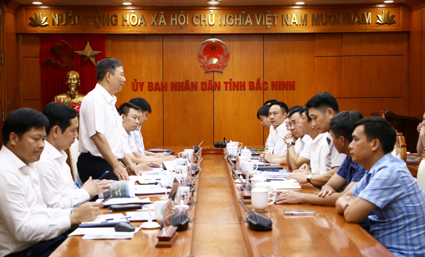 Hình ảnh tại buổi làm việc. Nguồn ảnh: Báo Bắc Ninh