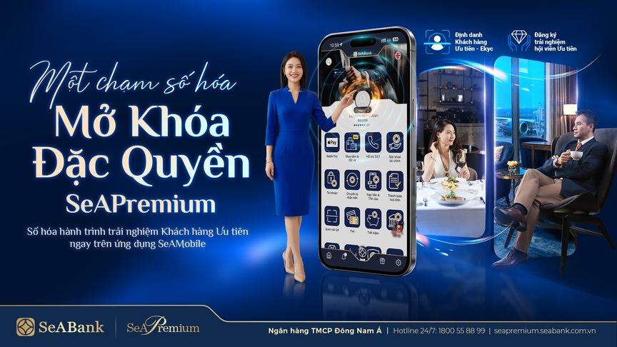 SeABank ra mắt 3 tính năng mới dành cho Khách hàng Ưu tiên trên SeAMobile- Ảnh 1. SeABank ra mắt 3 tính năng mới dành cho Khách hàng Ưu tiên trên SeAMobile- Ảnh 1.