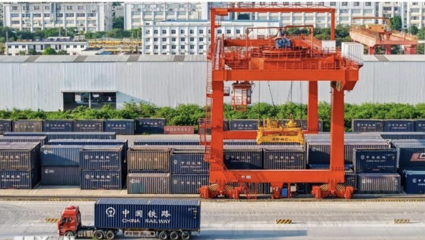 Chính thức vận hành tuyến logistics đường sắt mới kết nối Việt Nam – Trung Quốc- Ảnh 1. Chính thức vận hành tuyến logistics đường sắt mới kết nối Việt Nam – Trung Quốc- Ảnh 1.