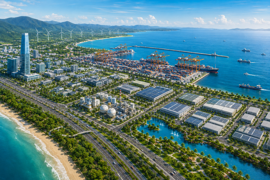 Tỉnh rộng nhất cả nước sẽ có thêm khu kinh tế ven biển khoảng 75.000ha, tích hợp cảng biển, logistics, công nghiệp năng lượng LNG và đô thị dịch vụ hiện đại- Ảnh 2.