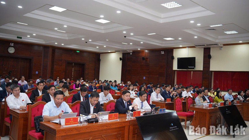 Hình ảnh tại kỳ họp. Nguồn ảnh: Báo Đắk Lắk
