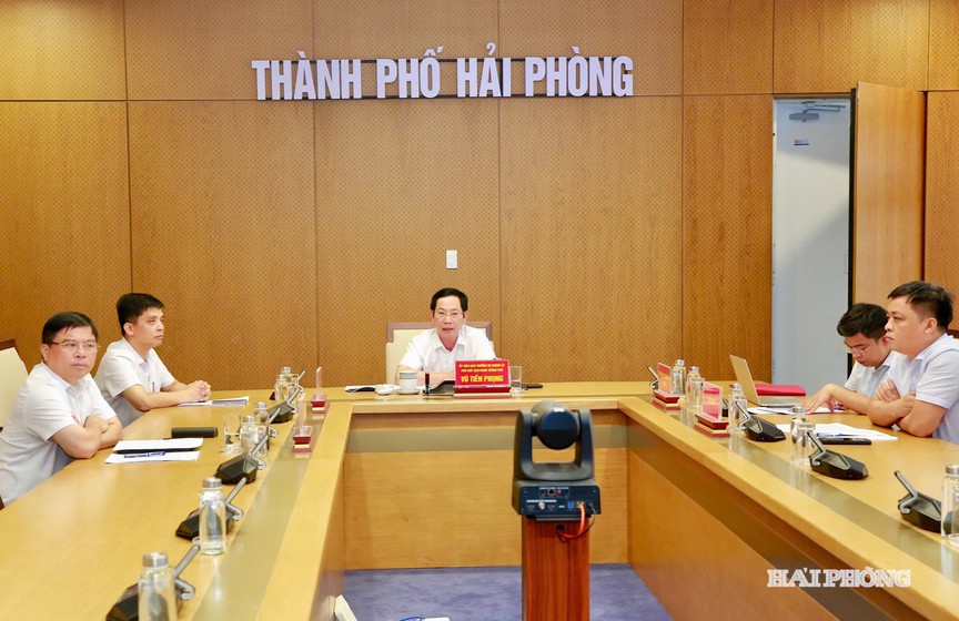 Hình ảnh tại buổi làm việc ở điểm cầu TP. Hải Phòng. Nguồn ảnh: Báo Hải Phòng Hình ảnh tại buổi làm việc ở điểm cầu TP. Hải Phòng. Nguồn ảnh: Báo Hải Phòng