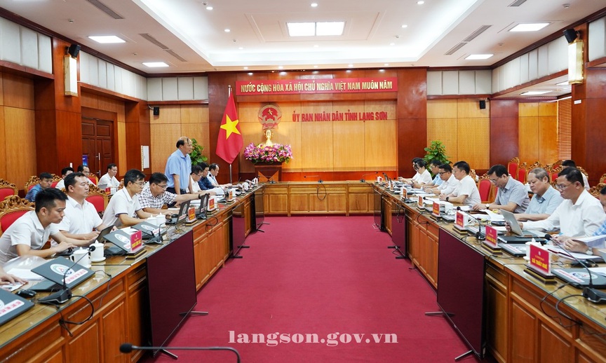 Hình ảnh tại buổi làm việc. Nguồn ảnh: UBND tỉnh Lạng Sơn