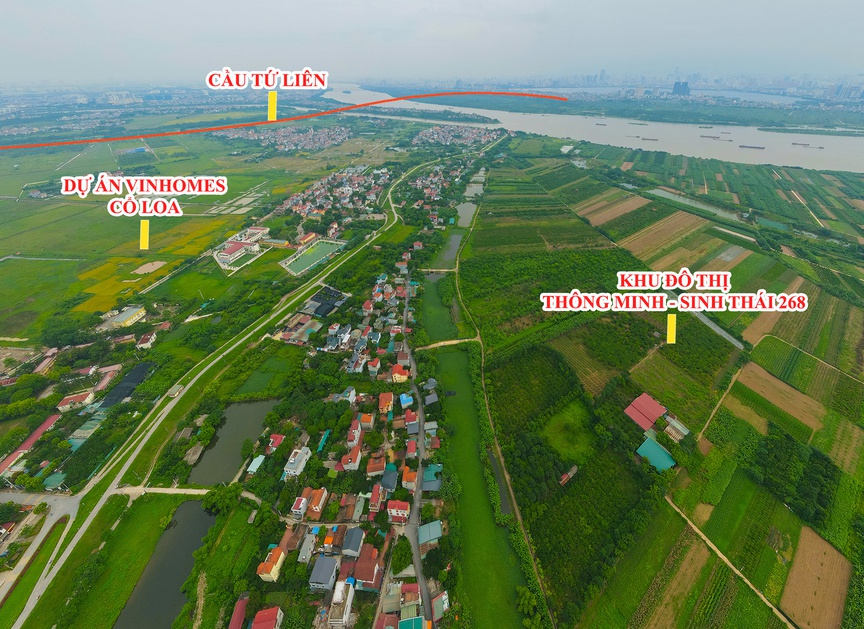 Hà Nội sắp hình thành khu đô thị thông minh - sinh thái 268ha, tọa lạc giữa 2 cây cầu lớn và sát đại đô thị của Vinhomes- Ảnh 2. Hà Nội sắp hình thành khu đô thị thông minh - sinh thái 268ha, tọa lạc giữa 2 cây cầu lớn và sát đại đô thị của Vinhomes- Ảnh 2.