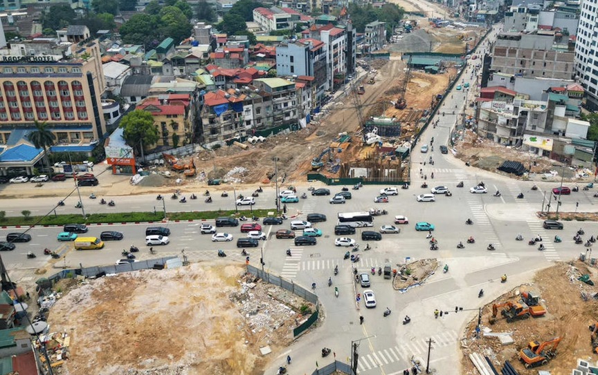 Nút giao La Thành - Nguyễn Chí Thanh. Nguồn ảnh: Báo Tin tức