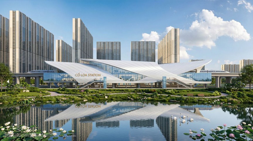 Kế bên trung tâm triển lãm top 10 thế giới, ôm trọn ga đường sắt tốc độ cao: Lợi thế kép của Vincom Collection Bazaar- Ảnh 4.