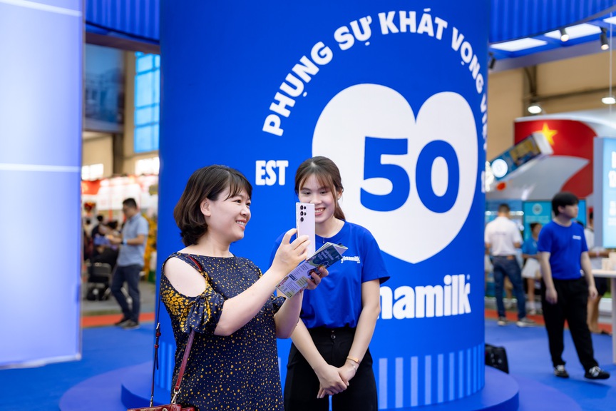 Trải nghiệm đa giác quan giúp gian hàng Vinamilk trở thành tâm điểm triển lãm sữa 2026- Ảnh 3.