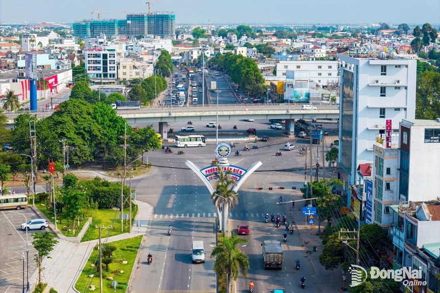 Một góc của TP. Đồng Nai. Nguồn ảnh: Báo Đồng Nai