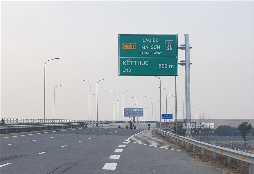 Cao tốc Cao Bồ - Mai Sơn. Nguồn ảnh: Báo Lao Động