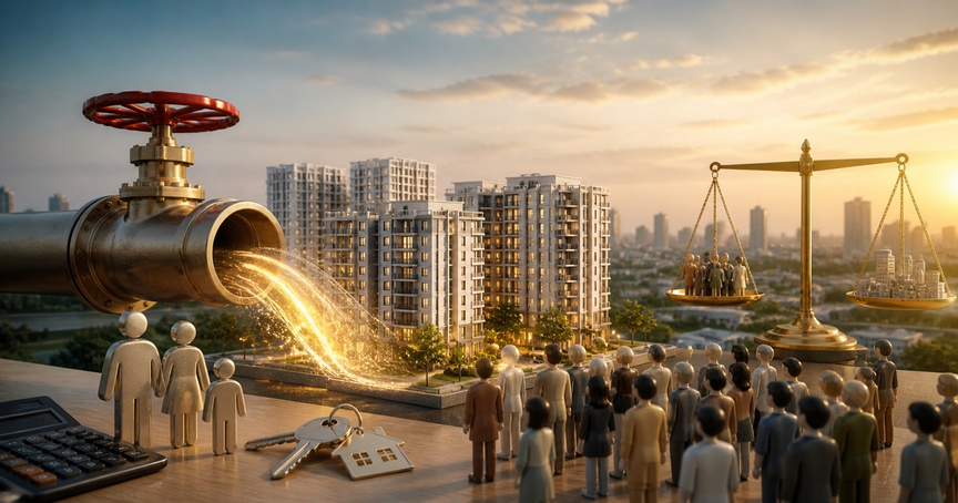 HoREA đề xuất điều chỉnh cách tính dân số chung cư, 'mở van' cho phân khúc nhà ở vừa túi tiền- Ảnh 2.