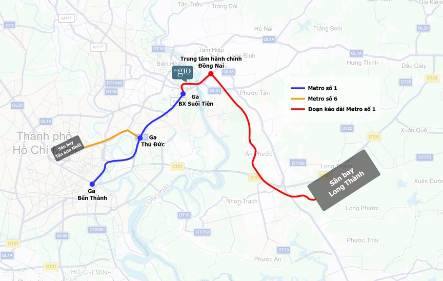 "Sức hút" The Gió Riverside nhờ liền kề 2 tuyến Metro, kết nối 2 sân bay quốc tế- Ảnh 1.