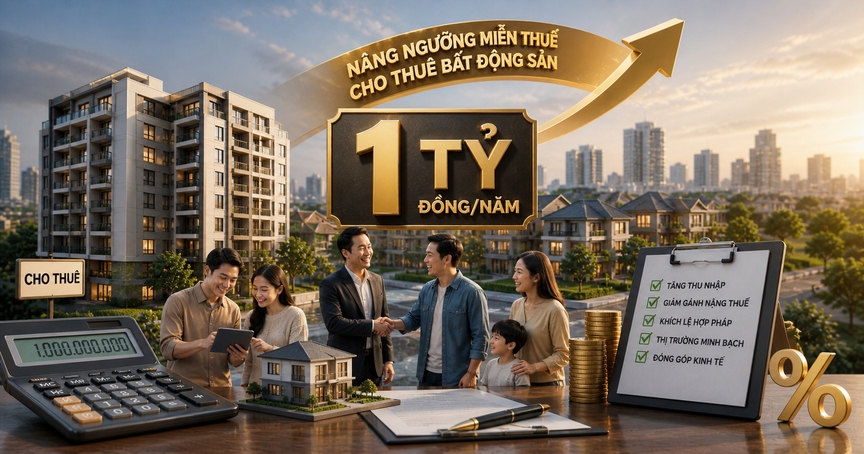 Ngưỡng nộp thuế cho thuê bất động sản có sự thay đổi lớn, người dân cần chú ý- Ảnh 1.