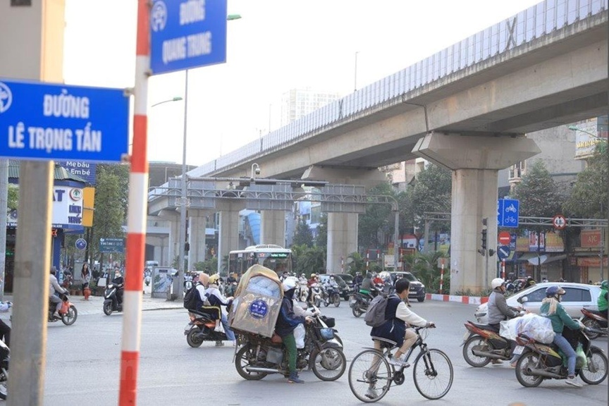 Nút giao Lê Trọng Tấn (Hà Đông) với Quốc lộ 6. Nguồn ảnh: Hanoimoi.vn